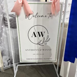 Welcome Wedding Sign 1